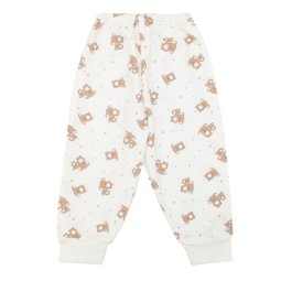 Штанишки детские начес 714-033 Молочный Мишки