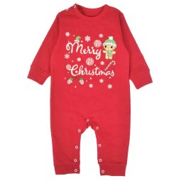 Ромпер дитячий начіс 7202-042 Червоний Печиво