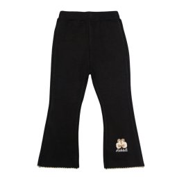 Лосини кльош на хутрі для дівчинки А651-1 Чорний