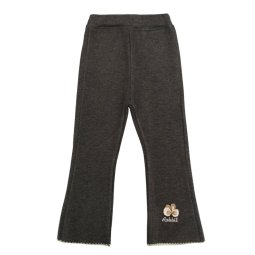 Лосины клеш на меху для девочки А651-1 Темно-серый