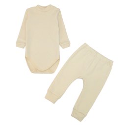 Комплект детский рубчик начес 6284-182 Кремовый