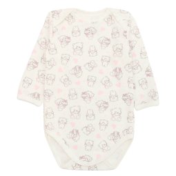 Боді для дівчинки начіс 6250-533 Молочний Киця 