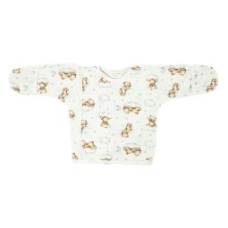 Сорочечка дитяча начіс 607-533 Молочний Ведмедики