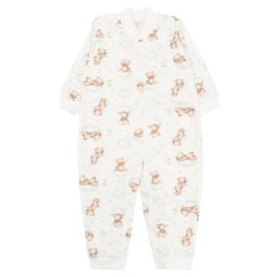 Комбинезон детский начес 706-533 Молочный Мишки