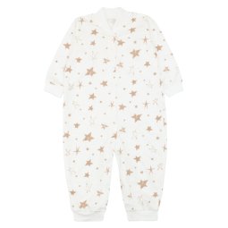 Комбінезон дитячий начіс 706-533 Молочний Великі зірочки 