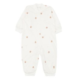 Комбінезон дитячий начіс 706-533 Молочний Лапки 