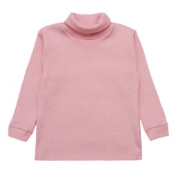 Водолазка для девочки рубчик начес 404-182 Персик уценка (пятна)
