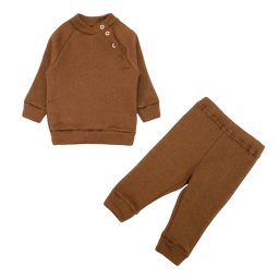 Комплект дитячий рубчик начіс 7261-182 Коричневий 