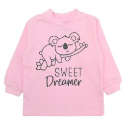 Водолазка для дівчинки начіс 409-042 Світло-рожевй Коала 
