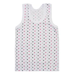 Майка для дівчинки кулір 107-023 Горох дрібний 