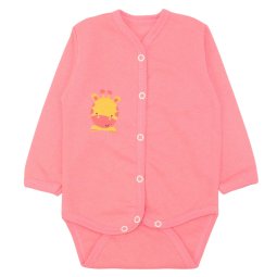 Боді для дівчинки начіс 6139-042 Кораловий Жирафа 