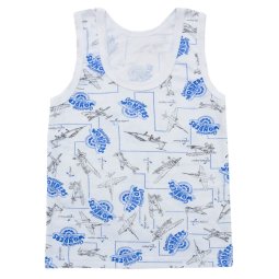 Майка для хлопчика кулір 107-023 Літак Wonders