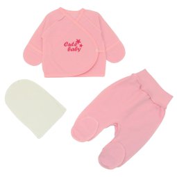 Комплект для хлопчика начіс 6212-042 Світло-рожевий Cute baby 