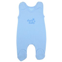 Ползунки для мальчика начес 6176-042 Голубой Cute baby