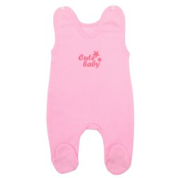 Ползунки для девочки начес 6176-042 Розовый Cute baby