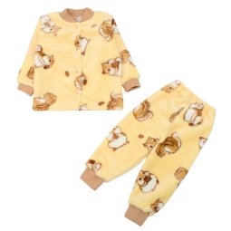 Комплект детский махра 6303-573 Бежевый Бурундуки