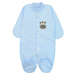 Чоловічок для хлопчика начіс 7144-042 Блакитний Зебра 