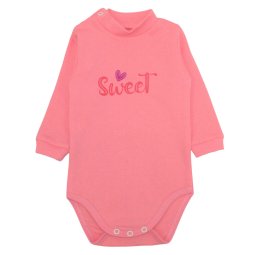 Боди для девочки начес 6237-042 Коралловый Sweet