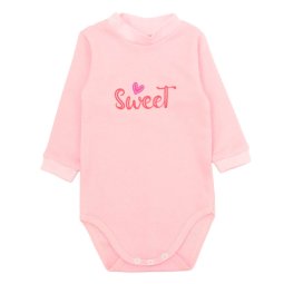 Боди для девочки начес 6237-042 Светло-розовый Sweet