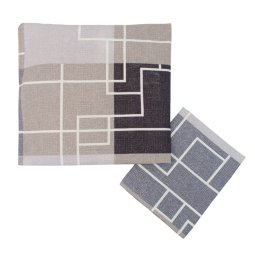 Полуторный комплект постельного белья бязь 905-203 Серый Квадрат