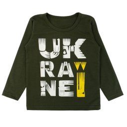 Реглан дитячий стрейч-кулір 4192-452 Хакі UKRAINE 