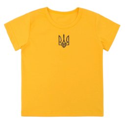 Футболка детская кулир 2255-452 Горчичный Герб