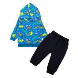 Костюм для мальчика двухнитка 7211-363 Бирюзовый Дино