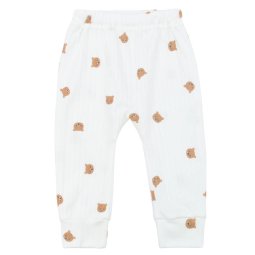 Штанці дитячі інтерлок 7242-793 Молочний Мордочка ведмедика 