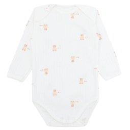 Боди детский интерлок рапорт 6250-793 Молочный Bear