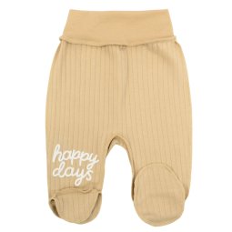 Евро-ползунки детские интерлок 6215-792 Бежевый Happy days