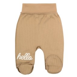Евро-ползунки детские интерлок 6215-792 Коричневый Hello