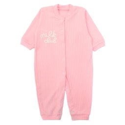 Комбинезон для девочки интерлок 7262-792 Розовый Milk club