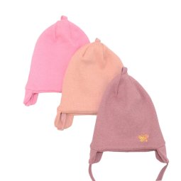 Шапочка для девочки рубчик начес 727-182