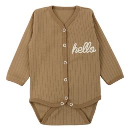 Боди детский интерлок 6139-792 Коричневый Hello
