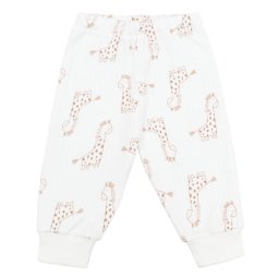 Штанишки детские интерлок 714-793 Молочный Жирафы