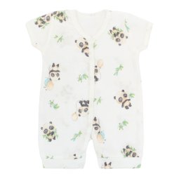 Песочник детский муслин 7251-863 Молочный Панда