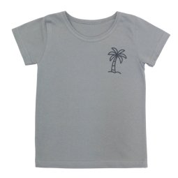 Футболка дитяча кулір 2280-022 Темно-сірий Пальма 