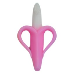 Прорезыватель для зубов силиконовый в контейнере DK01 Банан