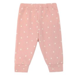 Штанишки детские интерлок 714-793 Пыльная роза Горошек