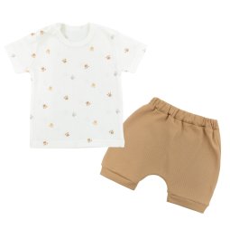 Костюм детский интерок 2324-793 Молочный Лапки