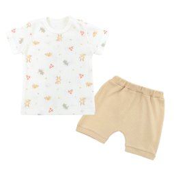 Костюм детский интерок 2324-793 Молочный Зайчики