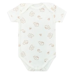 Боди детский интерлок рапорт 6251-793 Молочный Bear