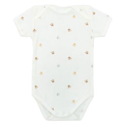 Боді дитячий інтерлок рапорт 6251-793 Молочний Лапки 