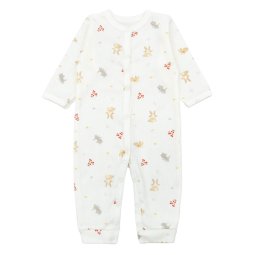 Ромпер дитячий інтерлок 7237-793 Молочний Зайчики 