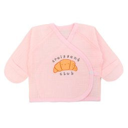 Распашонка для девочки муслин 6307-862 Розовый Croissant Club