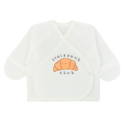 Сорочечка для хлопчика муслін 6307-862 Молочний Croissant Club 