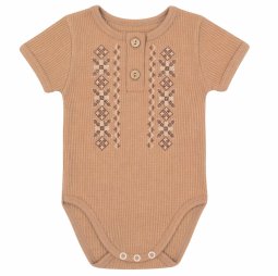 Боди детский интерлок вафелька 6311-812 Бежевый