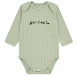 Боди детский интерлок жаккард 6220-892 Пыльная мята Perfect