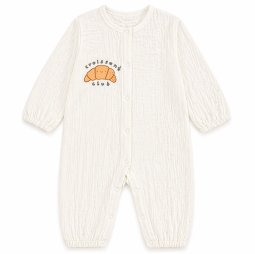 Ромпер дитячий муслін 7263-862 Молочний Croissant Club 