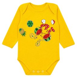 Боди детский кулир 6220-022 Желтый Фрукты